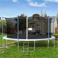16ft Trampoline for Kids, SYNGAR 16 ft net only