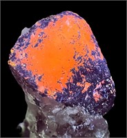 65 CTs  Fluorescent Afghanite Crystal On Matrix