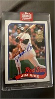 2021 Topps Archives Signature Series Jim Rice Auto