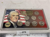 Oval Office Jefferson Nickel Collection