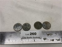 Lot Of 1943 Steel War Cents Penny