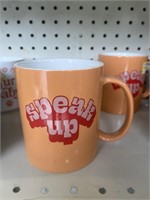 Speak up mug