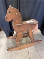 Child's Wood rocking horse 23"x33"