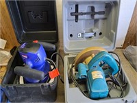 Makita circular saw, Simoniz polisher