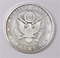 1 OZ ARMY SILVER ROUND