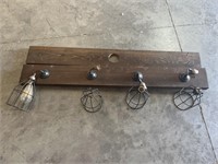 Wooden Hanging Light Fixture