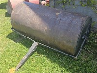 48" METAL LAWN ROLLER WITH SOME HOLES