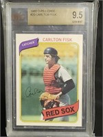 BVG Graded Carlton Fisk Baseball Card Gem Mint 9.5