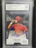 PGA Graded Jose Abreu Baseball Card PGA Gem 10