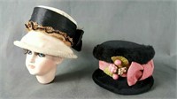 Esther Lamb Fine Porcelain Head 2 Mini Hats