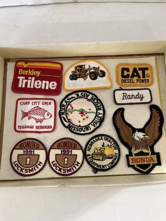 Flat of Badges and Patches