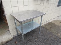 Small Stainless Top Table
