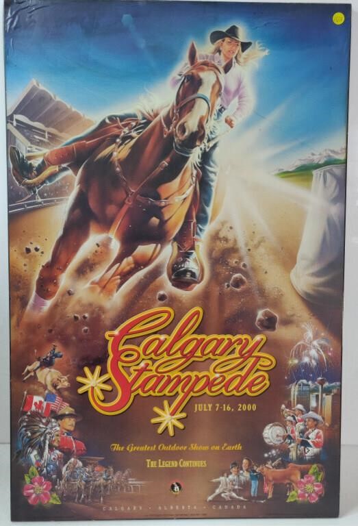 Calgary Stampede 2000 Sign