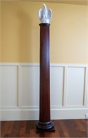 TALL FLUTED COLUMN AND EAGLE