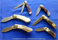 6pc Folding Pocket Knife NIB