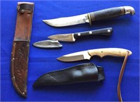 3pc Fixed Blade Knife