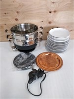 large lot of pots and pans