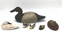 Collection of Various Decoys - Largest 16" Long