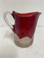 Antique Ruby Red Flash Glass Souvenir 1904 k