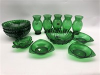 Forest Green Anchor Hocking Glassware & More
