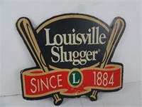 Tin Louisville Slugger Sign - 12x13