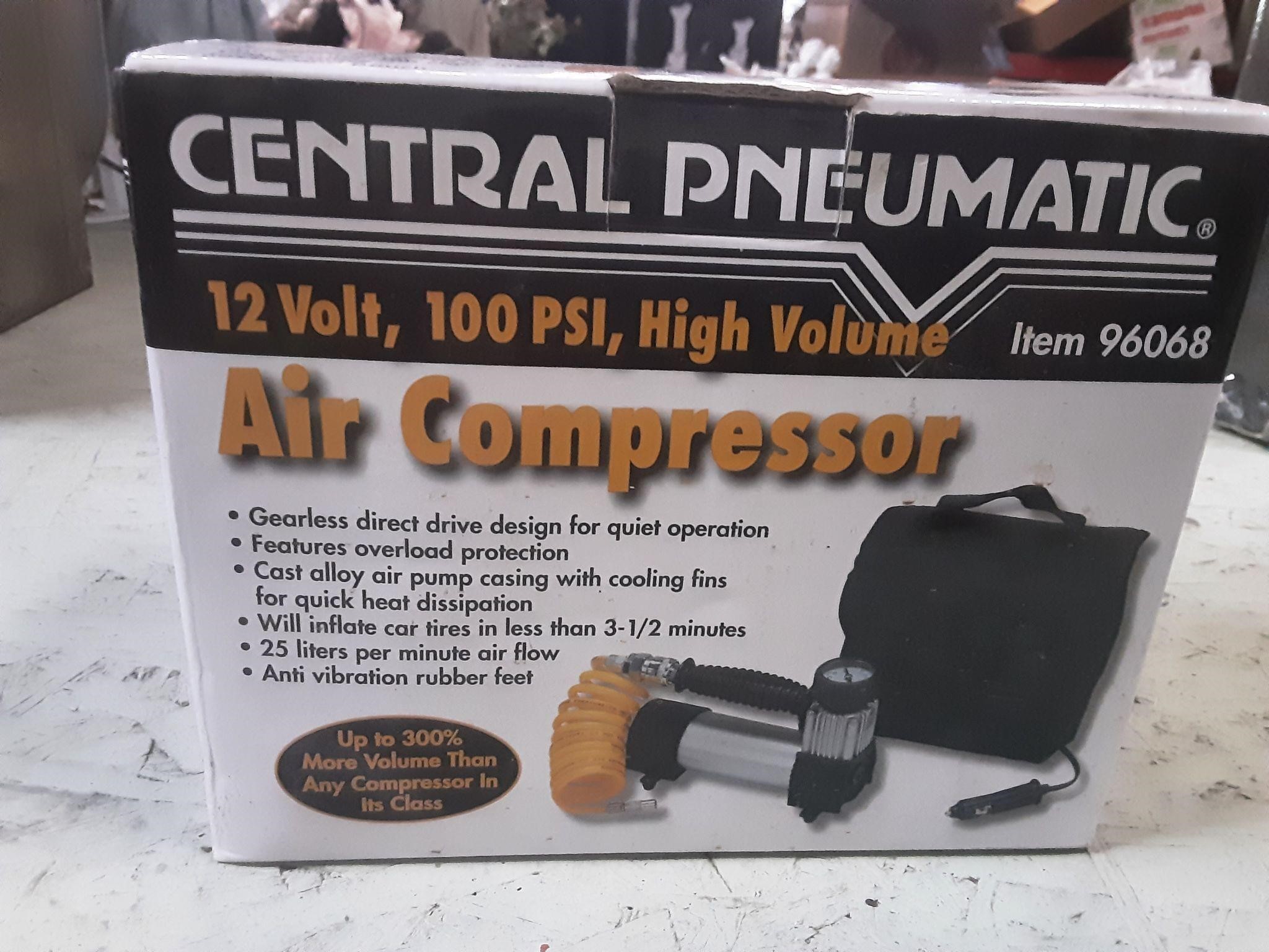 New air compressor in box
