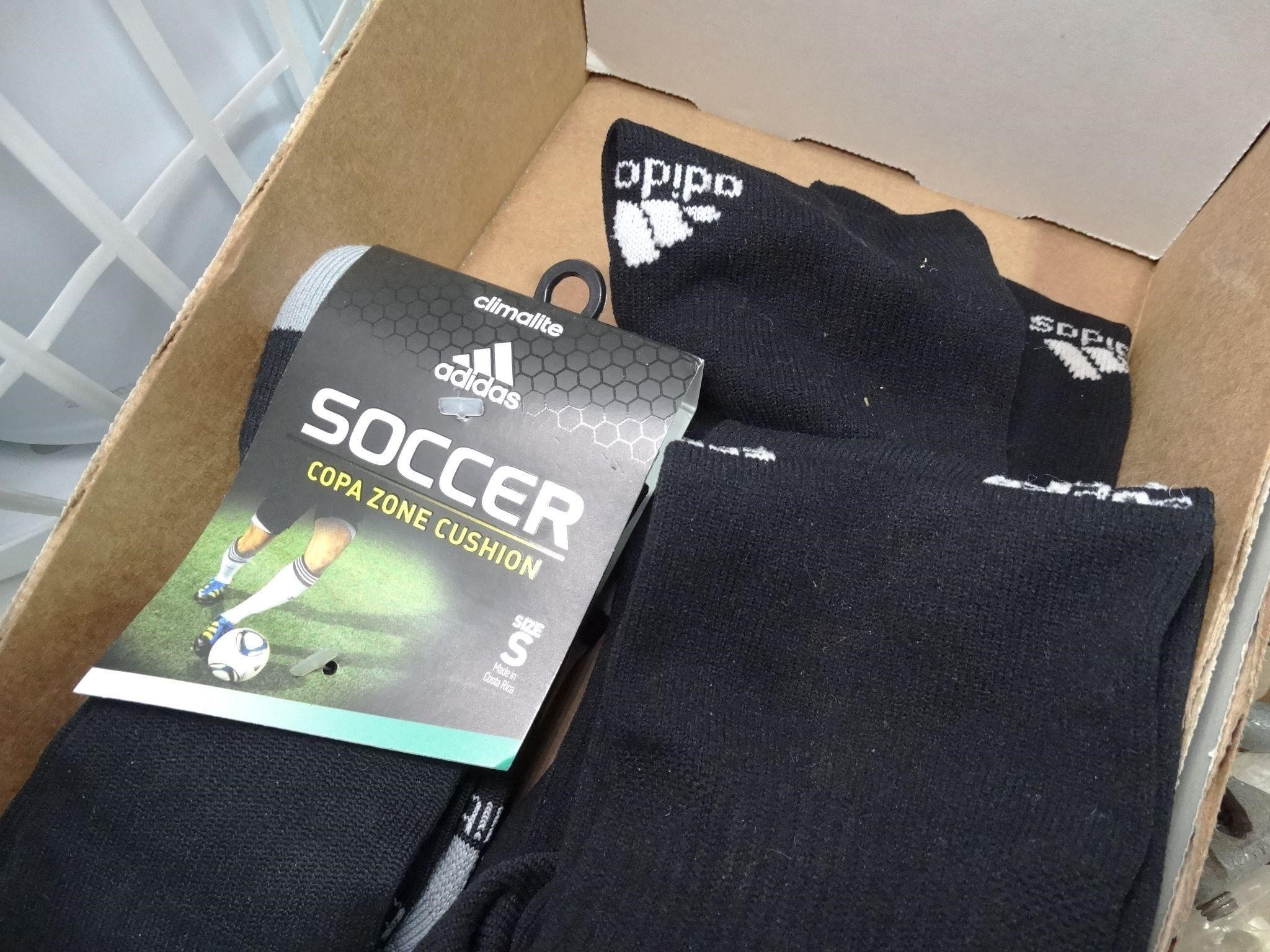 3 Pair / New Adidas Soccer Socks (S)