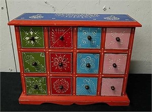 13 x 4.5 x 9.75 in decorative box with 12 little