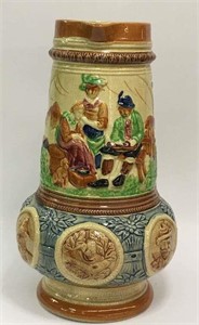 Figural Hand Painted Tankard