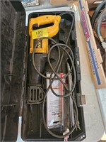 DEWALT ELECTRIC SAWZALL WITH WOOD AND METAL