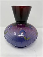 Hand Painted Limited Edition Fenton Vase,