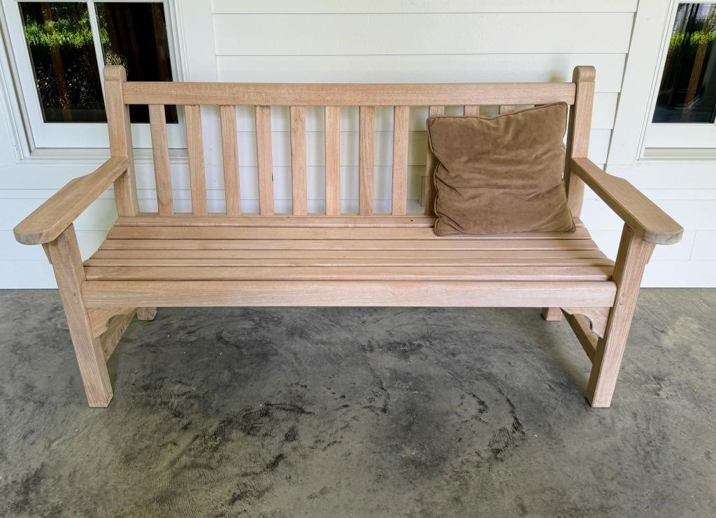 Teak Bench, Kingsley Bate