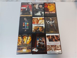 9 DVDs / Movies