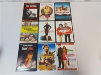 9 DVDs / Movies