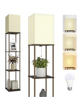 TABEVIO FLOOR LAMP WITH SHELVES- WITH 3 COLOR