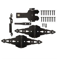 Black Deluxe Latch Gate Set