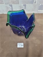 Blown glass murano piece! Blue & Green