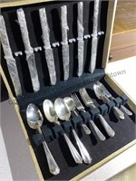 Assumed silver plated flatware set does not look