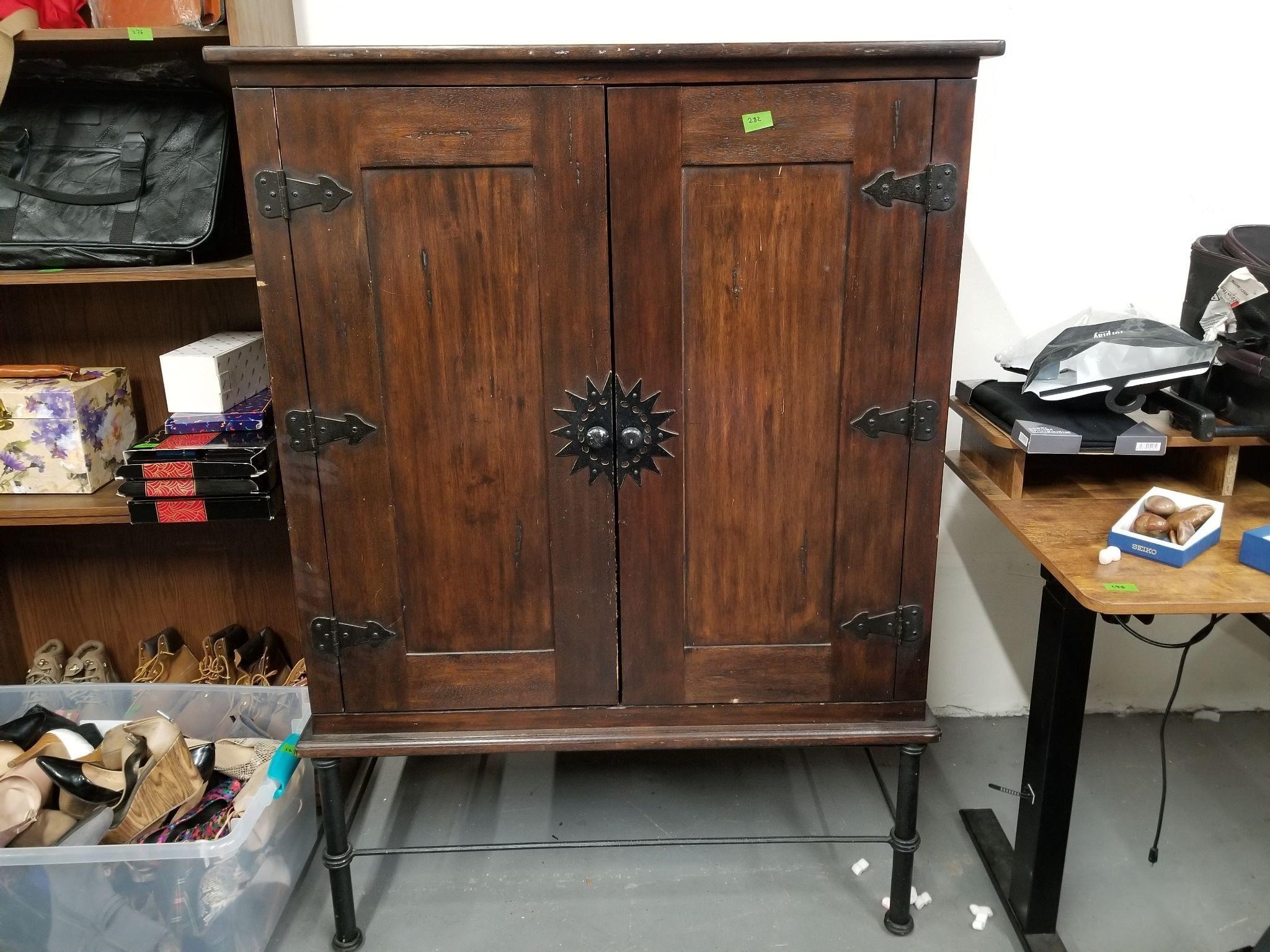 Vintage Wooden TV Cabinet