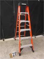 Warner 6" Fiberglass Stepladder