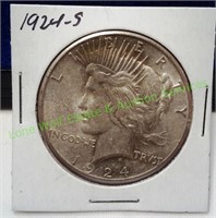 1924-S Peace Dollar