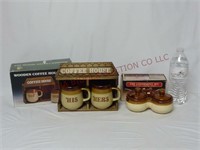 His & Hers Coffee House Set & Condiment Set