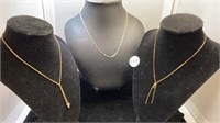3 pc chain Necklaces