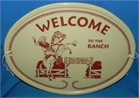 2000 Roy Rogers Ranch Collection Pottery Plaque