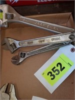3 X'S BID CRESCENT STYLE WRENCHES