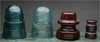 Antique Insulators Glass & Porcelain- Brookfield +