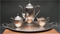 Wm Rogers, Fenwick Silver Plate Tea Set (4)