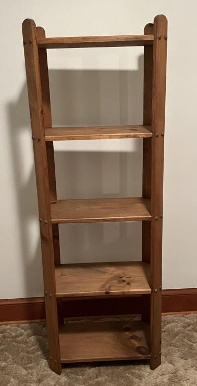 5 Tier Wooden Shelf 21 1/2”x 12”x 60”