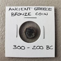 300-200BC Ancient Greece Bronze Coin