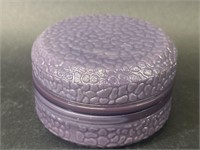 Renaud Paris Purple Glass Jar Textured
